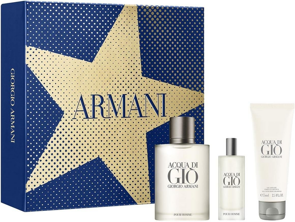 Giorgio Armani Acqua Di Gio EDT 3pc Set (M)