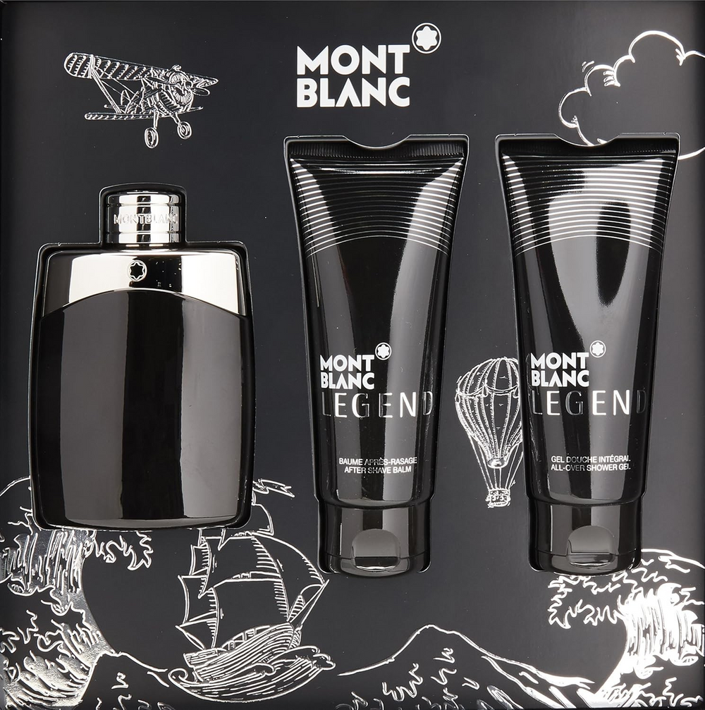 Mont Blanc Legend EDT 3pc Set (M)