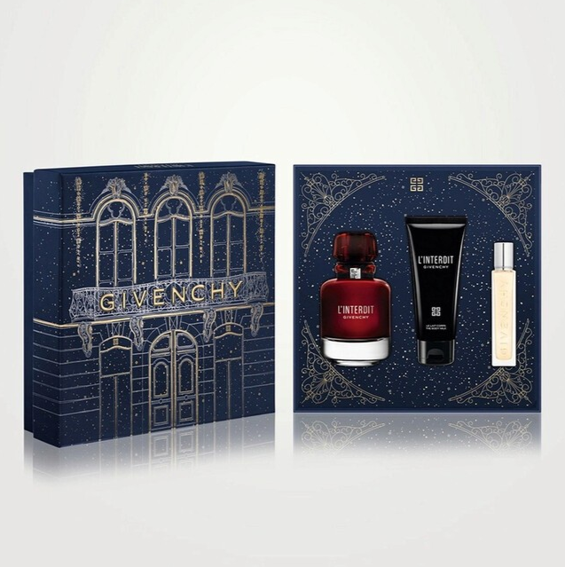 Givenchy L'Interdit Rouge EDP 3pc Set (M)